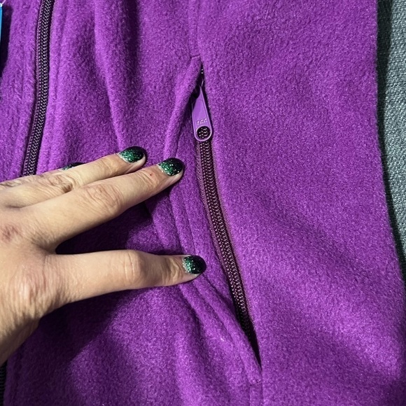 Columbia Women's Benton Springs Full Zip Fleece Jacket Purple sz PXS activewear - Picture 4 of 7